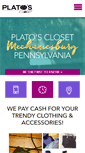 Mobile Screenshot of platosclosetmechanicsburg.com