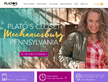 Tablet Screenshot of platosclosetmechanicsburg.com